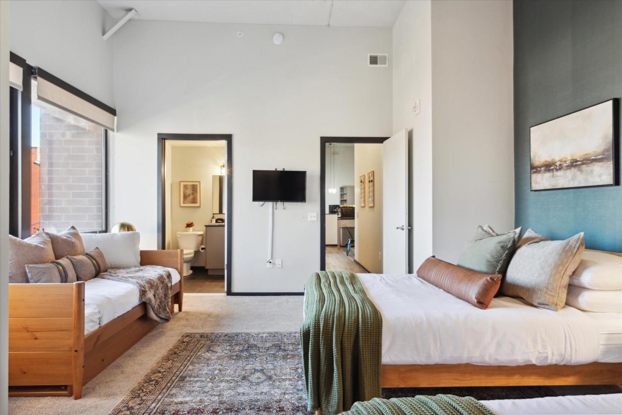 Large 3Br Apts & Studios, Free Parking, Gym, Game Room Philadelphia Buitenkant foto